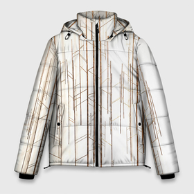 Мужская зимняя куртка 3D с принтом Абстрактные нейронные линии   Белый в Екатеринбурге, верх — 100% полиэстер; подкладка — 100% полиэстер; утеплитель — 100% полиэстер | длина ниже бедра, свободный силуэт Оверсайз. Есть воротник-стойка, отстегивающийся капюшон и ветрозащитная планка. 

Боковые карманы с листочкой на кнопках и внутренний карман на молнии. | abstraction | art | artwork | colorful | colors | geometry | graphics | lines | patterns | surrealism | sweethuman | sweethumen | абстракция | арт | атомы | геометрия | графика | искусство | линии | молекулы | нейроны | нейтроны | разноцветный | сюрреализ