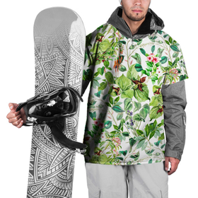 Накидка на куртку 3D с принтом Яркие Зелёные Цветы в Новосибирске, 100% полиэстер |  | Тематика изображения на принте: flowers | summer | букет | зелёный | лето | природа | растение | сад | садоводство | флора | цветы