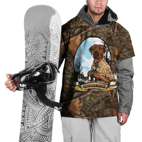 Накидка на куртку 3D с принтом Собачий патруль: охотник в Белгороде, 100% полиэстер |  | охотник | охотничья собака | пес | собака | собачий патруль