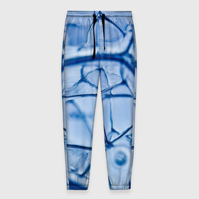 Мужские брюки 3D с принтом Абстрактная синяя ледяная броня в Белгороде, 100% полиэстер | манжеты по низу, эластичный пояс регулируется шнурком, по бокам два кармана без застежек, внутренняя часть кармана из мелкой сетки | Тематика изображения на принте: 3d | 3д | abstraction | armor | art | artwork | colorful | colors | graphics | ice | patterns | surrealism | sweethuman | sweethumen | water | абстракция | арт | броня | вода | графика | искусство | лёд | разноцветный | сюрреализм | узоры | цвета