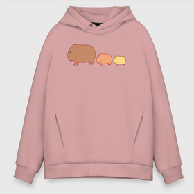 Мужское худи Oversize хлопок с принтом Семья капибар идёт в Белгороде, френч-терри — 70% хлопок, 30% полиэстер. Мягкий теплый начес внутри —100% хлопок | боковые карманы, эластичные манжеты и нижняя кромка, капюшон на магнитной кнопке | abstraction | animal | art | artwork | capybara | meme | memes | patterns | surrealism | sweethuman | sweethumen | абстракция | арт | графика | животное | искусство | капибара | мем | мемы | сюрреализм