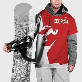 Накидка на куртку 3D с принтом СССР Владимир Ильич Ленин в Кировске, 100% полиэстер |  | Тематика изображения на принте: 