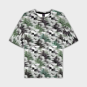 Мужская футболка oversize 3D с принтом Абстрактный камуфляжный светлый в Кировске,  |  | abstract | camouflage | geometric | gray | green | khaki | light | military | protective | swamp | zigzag | абстрактный | болотный | военный | геометрический | защитный | зеленый | зигзаг | камуфляжный | маскировочный | светлый | серый | хаки