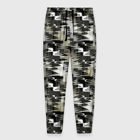 Мужские брюки 3D с принтом Абстрактный камуфляжный геометрический узор в Белгороде, 100% полиэстер | манжеты по низу, эластичный пояс регулируется шнурком, по бокам два кармана без застежек, внутренняя часть кармана из мелкой сетки | Тематика изображения на принте: abstract | brown | camouflage | dark | gray | green | khaki | militarism | military | monochrome | protective | swamp | абстрактный | болотный | военный | защитный | зеленый | камуфляжный | коричневый | милитаризм | монохромный | серый | темный | хаки
