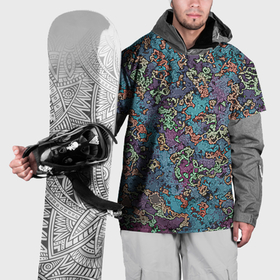Накидка на куртку 3D с принтом Галлюциногенные узоры в Курске, 100% полиэстер |  | Тематика изображения на принте: 