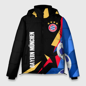 Мужская зимняя куртка 3D с принтом Bayern munchen Sport   цветные геометрии в Тюмени, верх — 100% полиэстер; подкладка — 100% полиэстер; утеплитель — 100% полиэстер | длина ниже бедра, свободный силуэт Оверсайз. Есть воротник-стойка, отстегивающийся капюшон и ветрозащитная планка. 

Боковые карманы с листочкой на кнопках и внутренний карман на молнии. | 