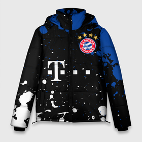 Мужская зимняя куртка 3D с принтом Bayern munchen Краска в Тюмени, верх — 100% полиэстер; подкладка — 100% полиэстер; утеплитель — 100% полиэстер | длина ниже бедра, свободный силуэт Оверсайз. Есть воротник-стойка, отстегивающийся капюшон и ветрозащитная планка. 

Боковые карманы с листочкой на кнопках и внутренний карман на молнии. | 