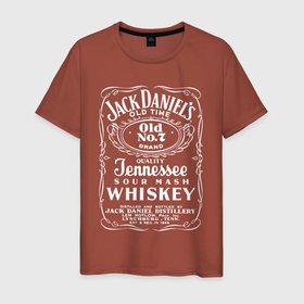 Мужская футболка хлопок с принтом Джек Дэниелс легендарный виски в Екатеринбурге, 100% хлопок | прямой крой, круглый вырез горловины, длина до линии бедер, слегка спущенное плечо. | виски джек дениелс | виски джек дэниелс | виски джек дэниэлс | джек дениелс | джек дэниелс | джек дэниэлс