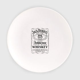 Тарелка с принтом Джек Дэниелс Виски в Екатеринбурге, фарфор | диаметр - 210 мм
диаметр для нанесения принта - 120 мм | 