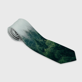 Галстук 3D с принтом Зеркальный туманный лес в Тюмени, 100% полиэстер | Длина 148 см; Плотность 150-180 г/м2 | Тематика изображения на принте: forest | mirror | misty | дерево | деревья | зеркало | зеркальный | лес | природа | туман | туманный