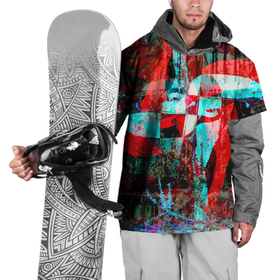 Накидка на куртку 3D с принтом Авангардная композиция   вертушка в Новосибирске, 100% полиэстер |  | abstraction | fashion | propeller | vanguard | абстракция | авангард | вертушка | мода