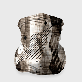 Бандана-труба 3D с принтом Абстрактный гранжевый коричнево бежевый в Новосибирске, 100% полиэстер, ткань с особыми свойствами — Activecool | плотность 150‒180 г/м2; хорошо тянется, но сохраняет форму | abstract | black | brown | brown beige | fashiona | geometric | grunge | lines | mesh | shapes | striped | stripes | white | абстрактный | белый | геометрический | гранжевый | коричнево бежевый | коричневый | линии | модный | молодежный | полосатый