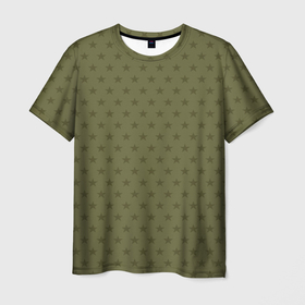 Мужская футболка 3D с принтом Камуфляжные звезды в Тюмени, 100% полиэфир | прямой крой, круглый вырез горловины, длина до линии бедер | Тематика изображения на принте: star | звезда | звездочка | камуфляж | паттерн
