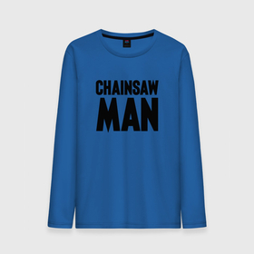 Мужской лонгслив хлопок с принтом Chainsaw  man : logotype в Екатеринбурге, 100% хлопок |  | Тематика изображения на принте: 