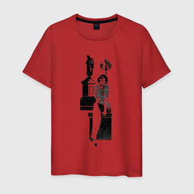 Мужская футболка хлопок с принтом Ожидание встречи в Петрозаводске, 100% хлопок | прямой крой, круглый вырез горловины, длина до линии бедер, слегка спущенное плечо. | женщина | любовь | поэзия | романтика | свидание