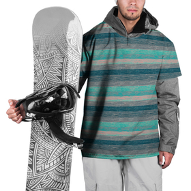 Накидка на куртку 3D с принтом Серые, зеленые полосы с текстурой дерева в Тюмени, 100% полиэстер |  | Тематика изображения на принте: 
