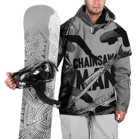 Накидка на куртку 3D с принтом Chainsaw man comix в Екатеринбурге, 100% полиэстер |  | anime | chainsaw man | denji | makima | аниме | анимэ | дэндзи | макима | человек бензопила