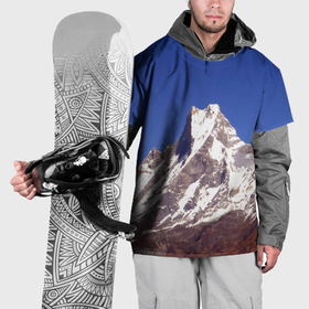 Накидка на куртку 3D с принтом Мачапучаре   дом бога Шивы не покорена в Новосибирске, 100% полиэстер |  | himalayas | machapuchare | mountain | top | вершина | гималаи | гора | мачапучаре