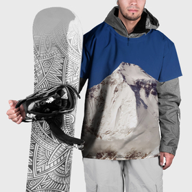 Накидка на куртку 3D с принтом Дхаулагири   белая гора Гималаи , 100% полиэстер |  | dhaulagiri | glacier | himalayas | mountain | nature | snow | top | вершина | гималаи | гора | дхаулагири | ледник | природа | снег