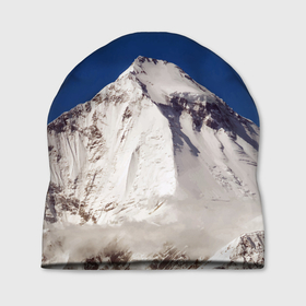 Шапка 3D с принтом Дхаулагири   белая гора Гималаи , 100% полиэстер | универсальный размер, печать по всей поверхности изделия | dhaulagiri | glacier | himalayas | mountain | nature | snow | top | вершина | гималаи | гора | дхаулагири | ледник | природа | снег