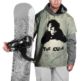 Накидка на куртку 3D с принтом Роберт Смит   The Cure , 100% полиэстер |  | 