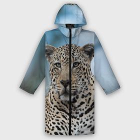 Мужской дождевик 3D с принтом Леопард африканский ,  |  | 