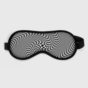 Маска для сна 3D с принтом Гипнотическая спираль   оптическая иллюзия в Новосибирске, внешний слой — 100% полиэфир, внутренний слой — 100% хлопок, между ними — поролон |  | 