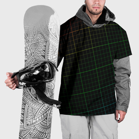 Накидка на куртку 3D с принтом Разметка осциллографа   текстура в Кировске, 100% полиэстер |  | 