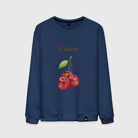 Мужской свитшот хлопок с принтом Cherry вишня , 100% хлопок |  | Тематика изображения на принте: cherry | вишня | еда | красный | лето | фрукты