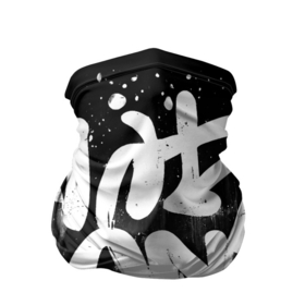 Бандана-труба 3D с принтом Уличное искусство   Граффити в Курске, 100% полиэстер, ткань с особыми свойствами — Activecool | плотность 150‒180 г/м2; хорошо тянется, но сохраняет форму | 