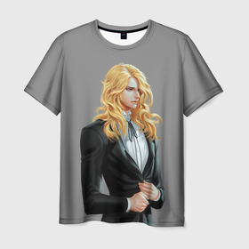Мужская футболка 3D с принтом Красавчик Франкенштейн   Дворянство в Петрозаводске, 100% полиэфир | прямой крой, круглый вырез горловины, длина до линии бедер | 