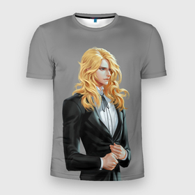 Мужская футболка 3D Slim с принтом Красавчик Франкенштейн   Дворянство в Кировске, 100% полиэстер с улучшенными характеристиками | приталенный силуэт, круглая горловина, широкие плечи, сужается к линии бедра | 