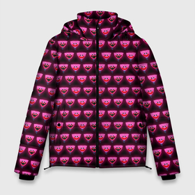Мужская зимняя куртка 3D с принтом Poppy Playtime   Kissy Missy Pattern   Huggy Wuggy   без логотипа , верх — 100% полиэстер; подкладка — 100% полиэстер; утеплитель — 100% полиэстер | длина ниже бедра, свободный силуэт Оверсайз. Есть воротник-стойка, отстегивающийся капюшон и ветрозащитная планка. 

Боковые карманы с листочкой на кнопках и внутренний карман на молнии. | Тематика изображения на принте: 