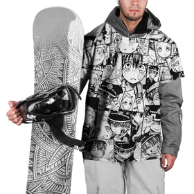 Накидка на куртку 3D с принтом Туалетный мальчик Ханако кун паттерн , 100% полиэстер |  | Тематика изображения на принте: 