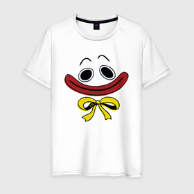 Мужская футболка хлопок с принтом Мордочка Хагги Вагги в Курске, 100% хлопок | прямой крой, круглый вырез горловины, длина до линии бедер, слегка спущенное плечо. | 