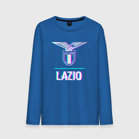 Мужской лонгслив хлопок с принтом Lazio FC в стиле glitch в Курске, 100% хлопок |  | Тематика изображения на принте: 