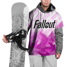 Накидка на куртку 3D с принтом Fallout pro gaming: символ сверху в Курске, 100% полиэстер |  | 