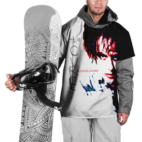 Накидка на куртку 3D с принтом Bloodflowers   The Cure в Курске, 100% полиэстер |  | Тематика изображения на принте: 