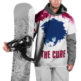Накидка на куртку 3D с принтом Роберт Смит The Cure , 100% полиэстер |  | Тематика изображения на принте: 