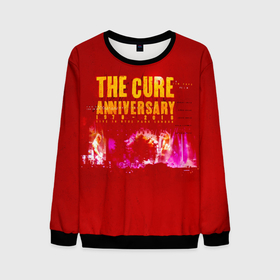 Мужской свитшот 3D с принтом Anniversary: 1978   2018 Live In Hyde Park London   The Cure в Кировске, 100% полиэстер с мягким внутренним слоем | круглый вырез горловины, мягкая резинка на манжетах и поясе, свободная посадка по фигуре | 