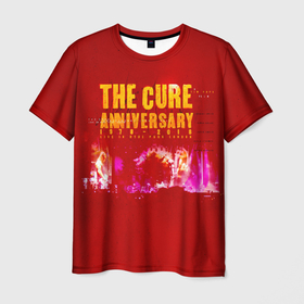 Мужская футболка 3D с принтом Anniversary: 1978   2018 Live In Hyde Park London   The Cure в Тюмени, 100% полиэфир | прямой крой, круглый вырез горловины, длина до линии бедер | 