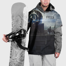 Накидка на куртку 3D с принтом Stalker Герб СССР в Припяти в Санкт-Петербурге, 100% полиэстер |  | Тематика изображения на принте: 