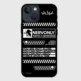 Чехол для iPhone 13 mini с принтом NERV Evangelion в Тюмени,  |  | Тематика изображения на принте: 