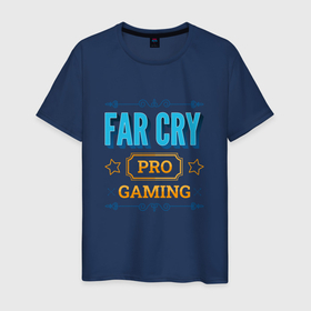 Мужская футболка хлопок с принтом Игра Far Cry pro gaming в Новосибирске, 100% хлопок | прямой крой, круглый вырез горловины, длина до линии бедер, слегка спущенное плечо. | Тематика изображения на принте: 