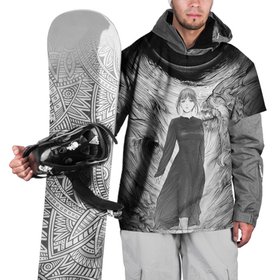 Накидка на куртку 3D с принтом Макима гравюра   Человек бензопила в Санкт-Петербурге, 100% полиэстер |  | Тематика изображения на принте: 