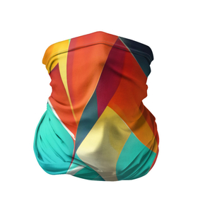 Бандана-труба 3D с принтом Красивые многоцветные узоры в Тюмени, 100% полиэстер, ткань с особыми свойствами — Activecool | плотность 150‒180 г/м2; хорошо тянется, но сохраняет форму | 