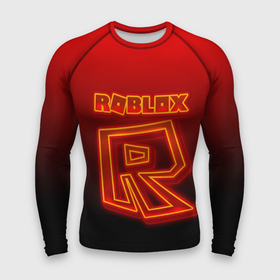Мужской рашгард 3D с принтом Roblox red   Роблокс ,  |  | Тематика изображения на принте: 