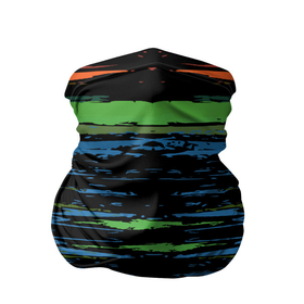 Бандана-труба 3D с принтом Мазки цветной краской paint strokes abstract в Екатеринбурге, 100% полиэстер, ткань с особыми свойствами — Activecool | плотность 150‒180 г/м2; хорошо тянется, но сохраняет форму | 