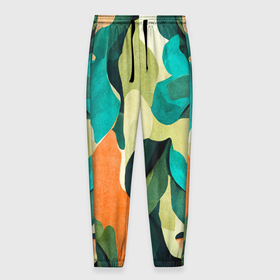 Мужские брюки 3D с принтом Multicoloured camouflage в Екатеринбурге, 100% полиэстер | манжеты по низу, эластичный пояс регулируется шнурком, по бокам два кармана без застежек, внутренняя часть кармана из мелкой сетки | 