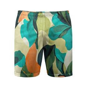 Мужские шорты спортивные с принтом Multicoloured camouflage в Тюмени,  |  | Тематика изображения на принте: 